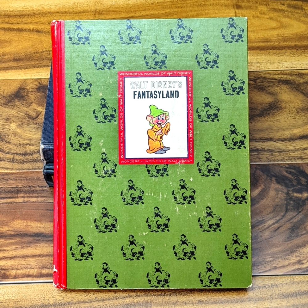 Vintage Walt Disney Fantasyland Book 1965 Edition